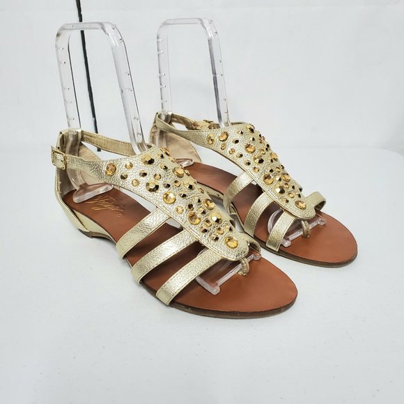 Fergie Shoes - *SOLD* Fergie Islander Leather Thong Sandals